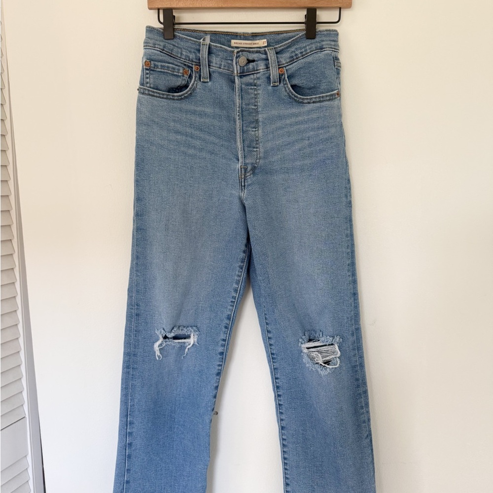 Levi's Light Blue Straight Leg Jeans